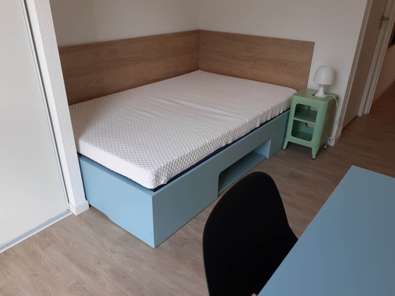 Résidence étudiante Lemon à Brest - chambre en colocation - lit 2