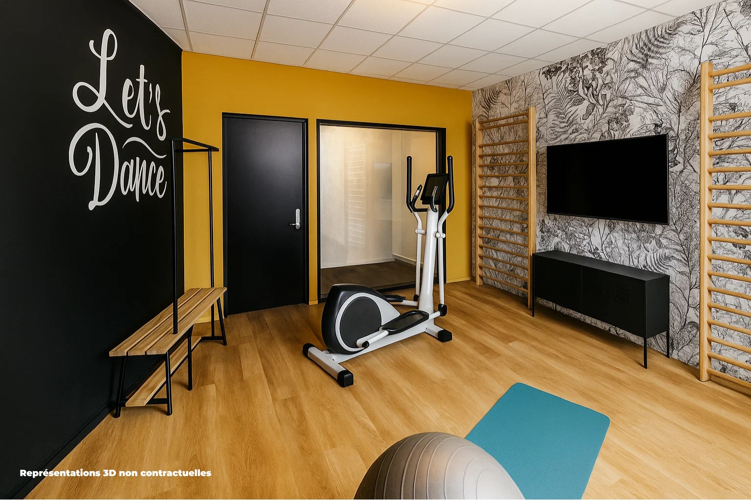 résidence étudiante saint-étienne - salle de sport