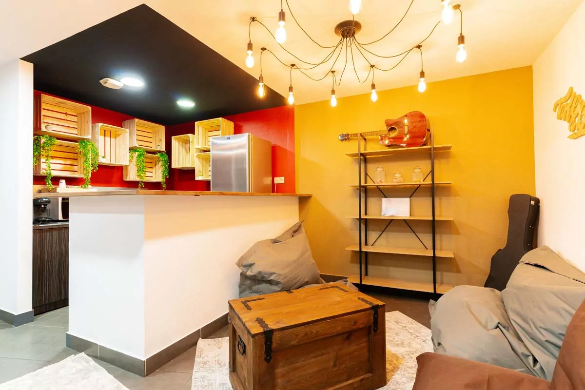 résidence étudiante UXCO Student Oméga à Rouen - zone chill & cowork