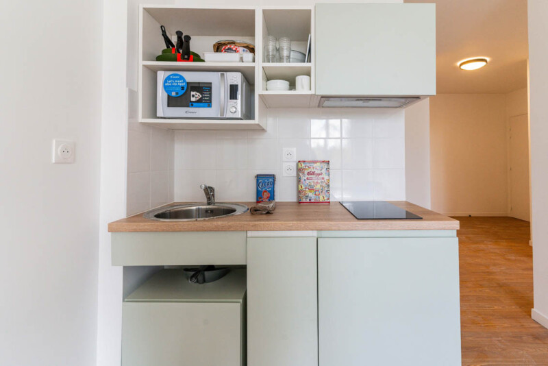 résidence étudiante UXCO Student STATION 59 Villeneuve D'ascq Lille - Colocation cuisine