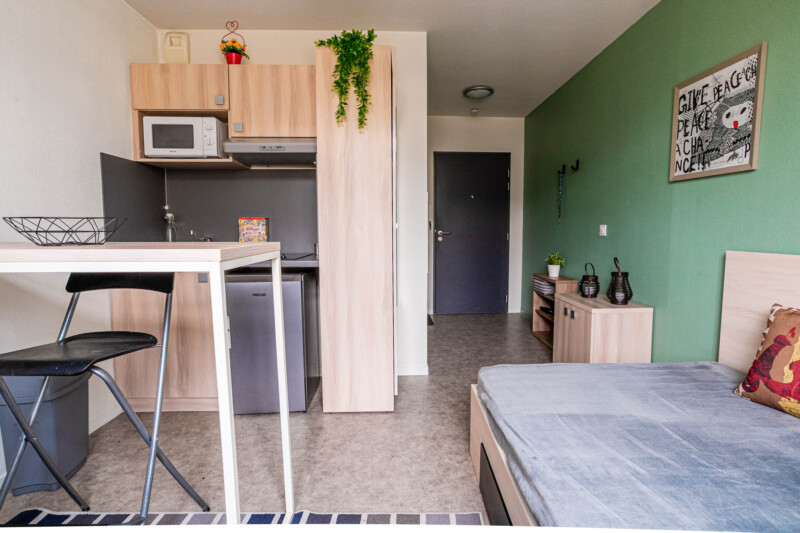 studio dans résidence étudiante à Reims