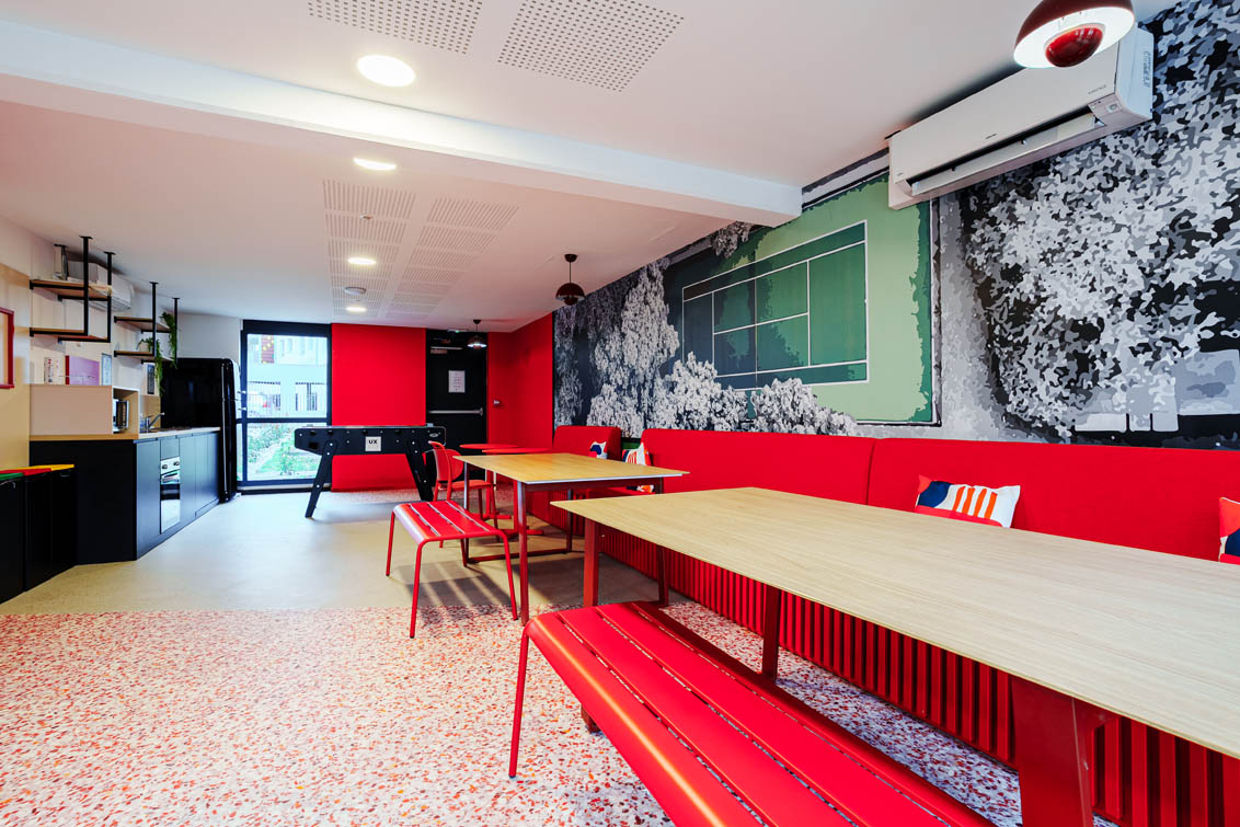 résidence étudiante FLEEP Dijon - UXCO Student - salle à manger