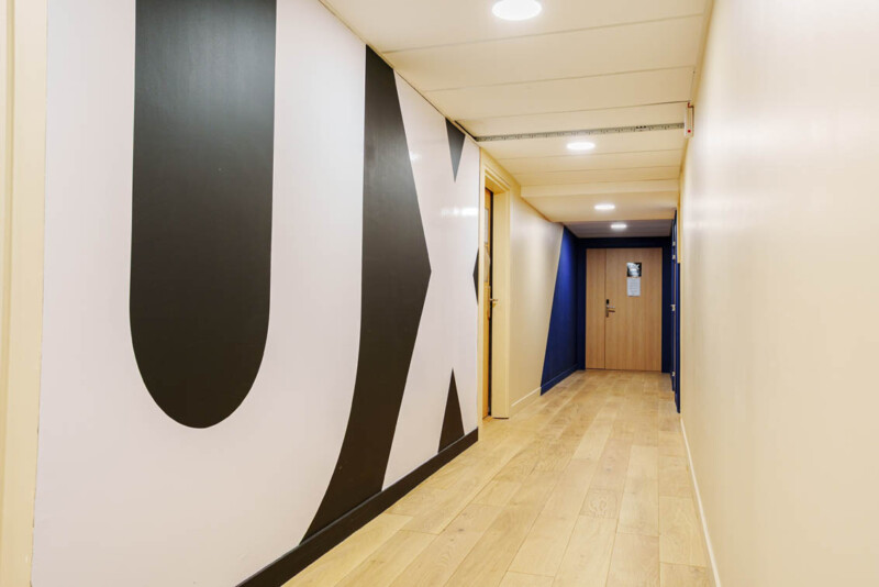 résidence étudiante FLEEP Dijon - UXCO Student - couloir