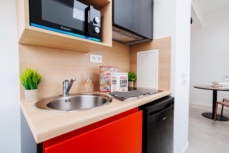 logement étudiant UXCO Student Fleep Dijon - T2 cuisine