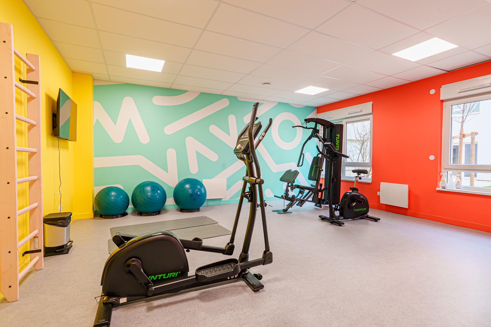 Résidence étudiante UXCO Student K7 Strasbourg salle de sport