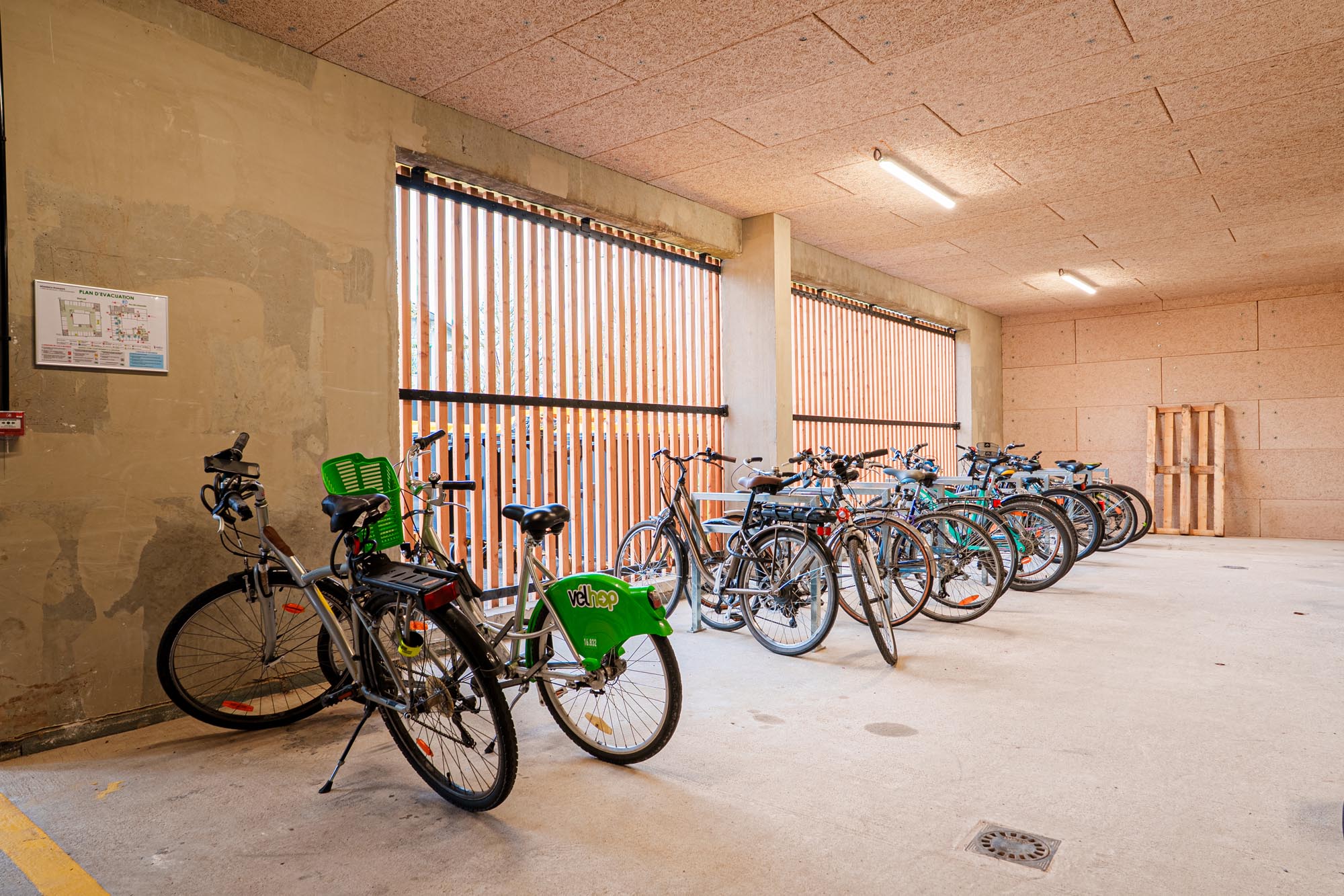 Résidence étudiante UXCO Student K7 Strasbourg local à velo