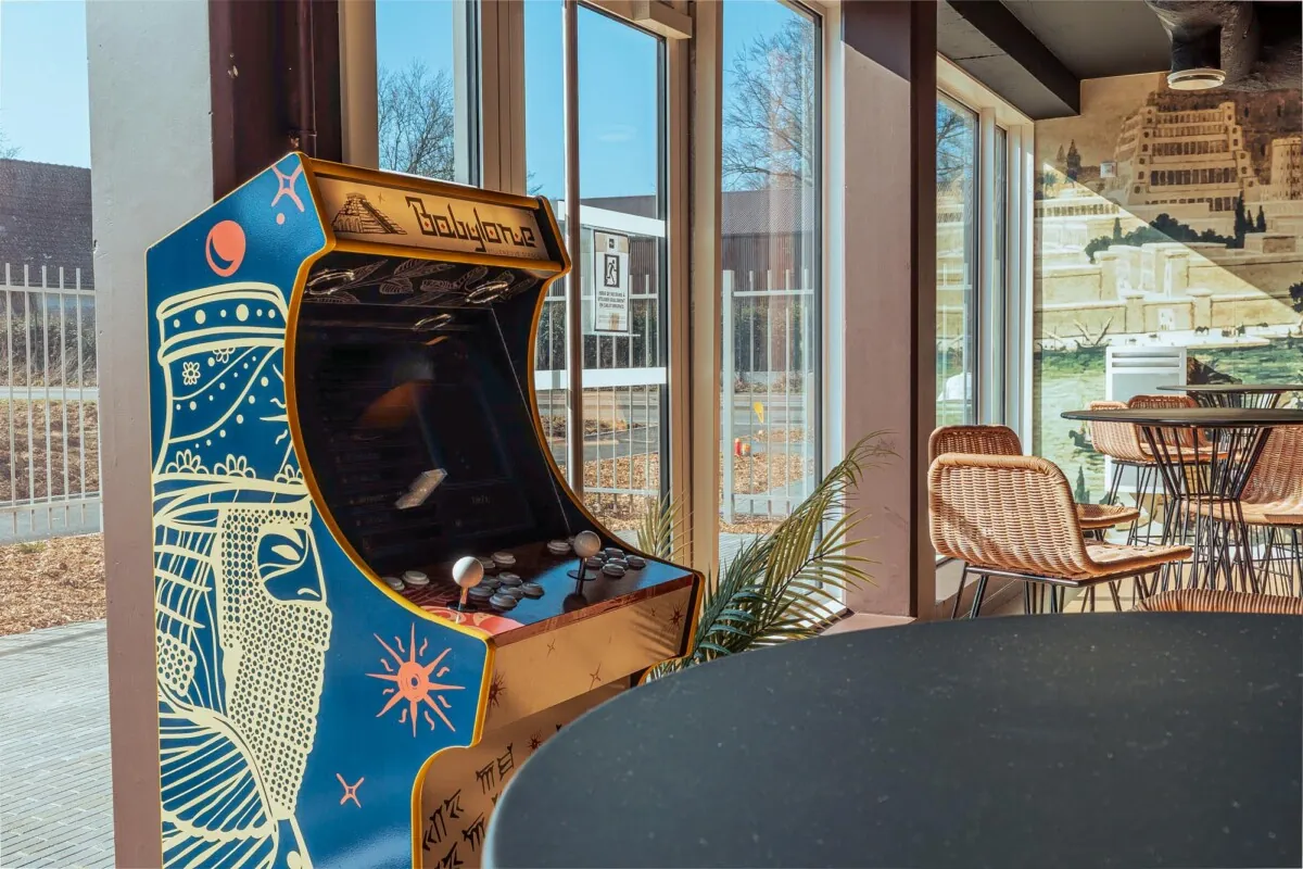 Jeux d'arcade de la résidence étudiante Babylone à Lille