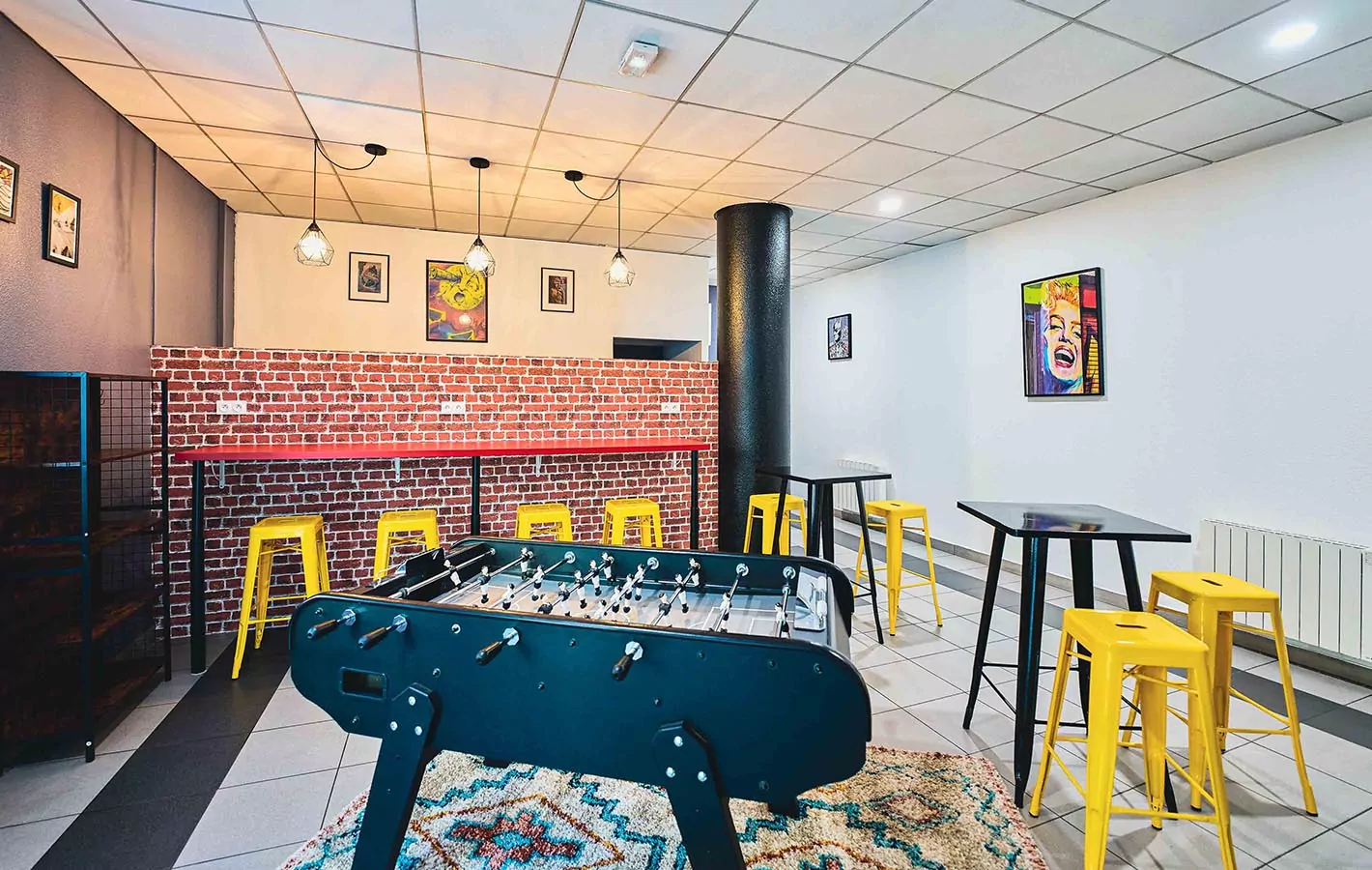 résidente étudiante Albert Thomas UXCO Student babyfoot