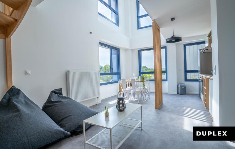 Résidence étudiante UXCO Student Hacker Palaiseau - chambre privée colocation Duplex