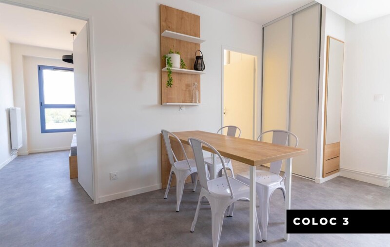 Résidence étudiante UXCO Student Hacker Palaiseau - chambre privée colocation