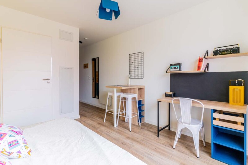résidence étudiante UXCO Student K7 Strasbourg - studio bureau