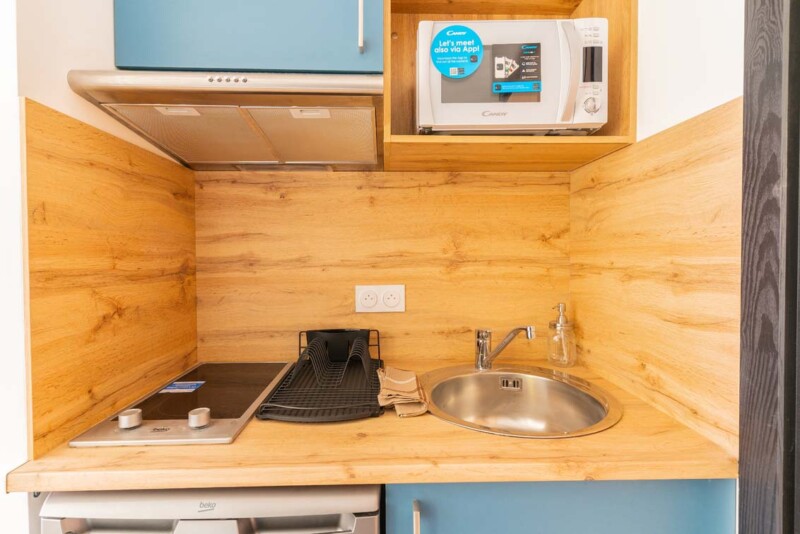 résidence étudiante UXCO Student K7 Strasbourg - studio cuisine