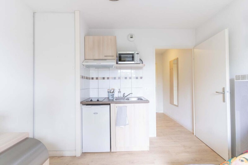 résidence étudiante UXCO lucien jonas valenciennes Studio cuisine