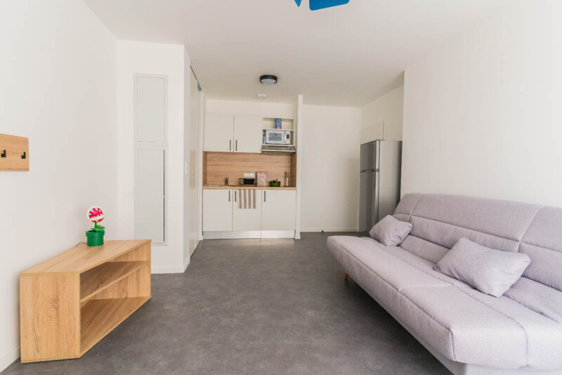 Residence étudiante UXCO Pixel Nantes - T2 salon