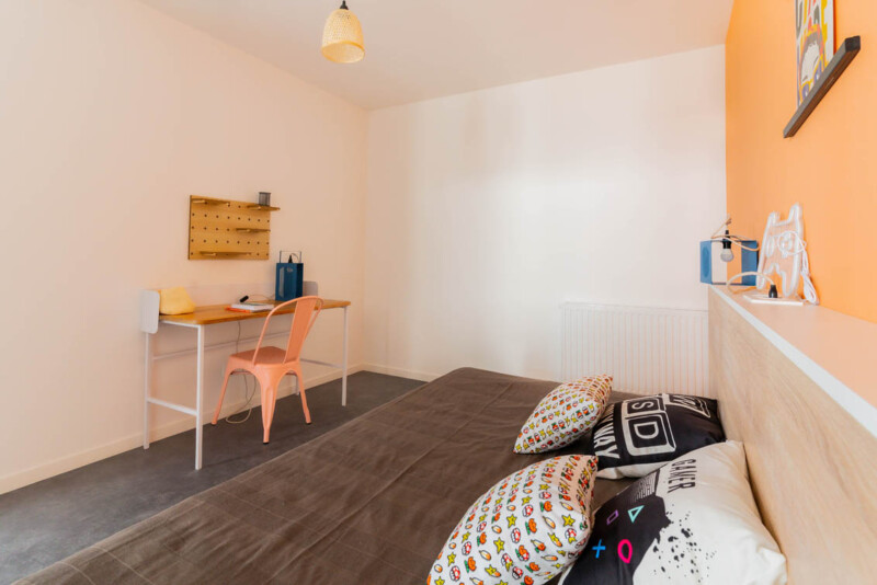 Residence étudiante UXCO Pixel Nantes - T2 chambre