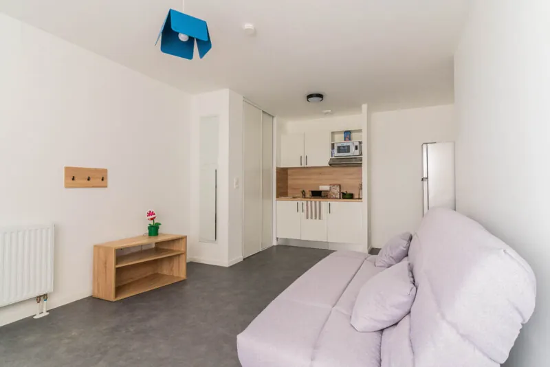 Residence étudiante UXCO Pixel Nantes - T2 salon