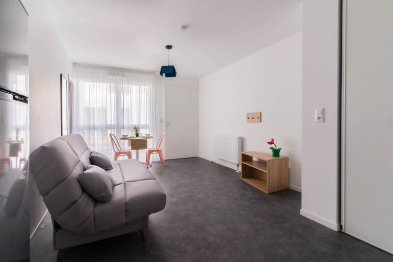 Residence étudiante UXCO Pixel Nantes - T2 salon