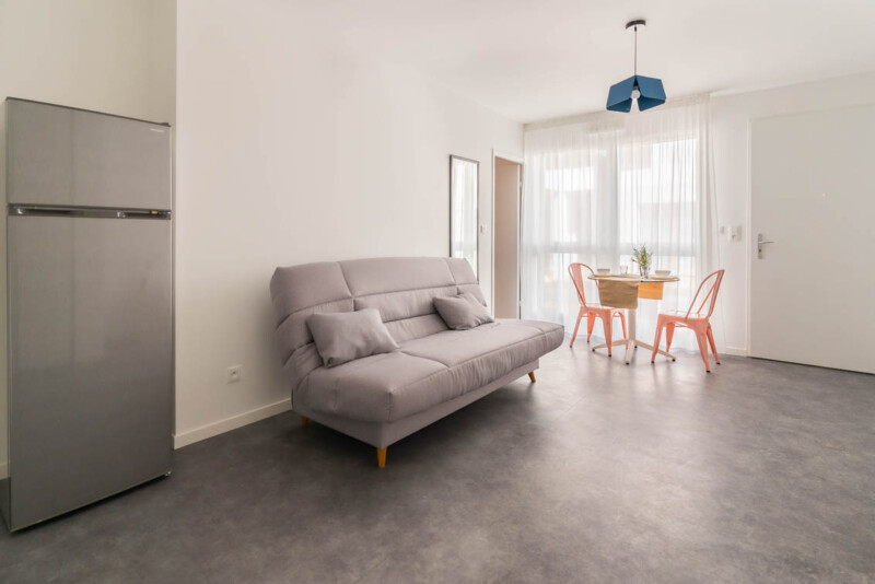 Residence étudiante UXCO Pixel Nantes - T2 salon