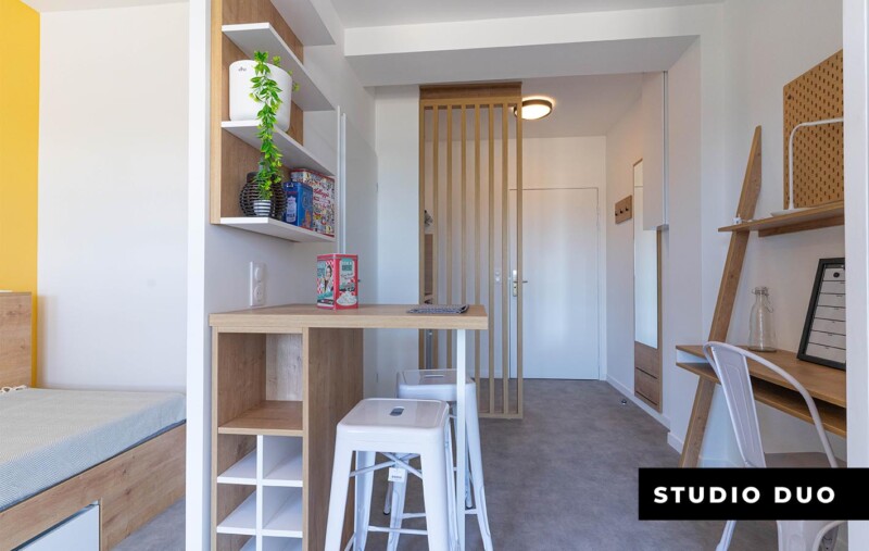 Résidence étudiante UXCO Student Hacker Palaiseau - Studio Duo