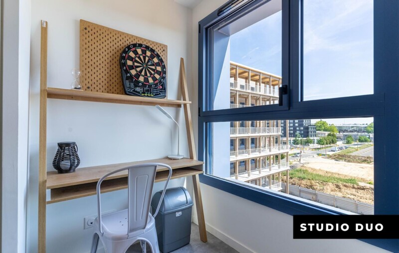 Résidence étudiante UXCO Student Hacker Palaiseau - Studio Duo