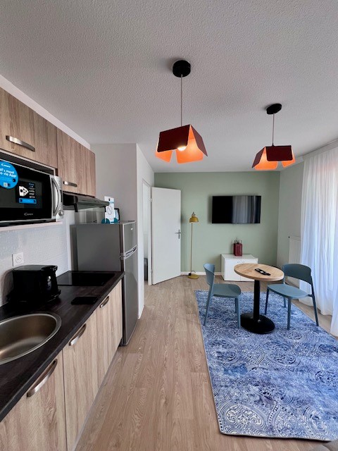 Résidence UXCO Student Le Spot - Salon cuisine T2