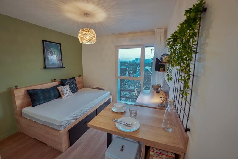 Residence étudiante_UXCO UppeHalls Rouen - Studio