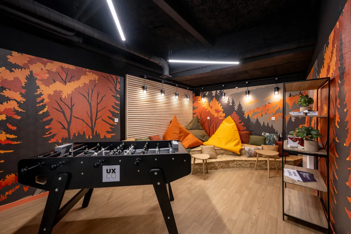 Résidence étudiante UXCO Student Redwood - Vichy salle commune babyfoot