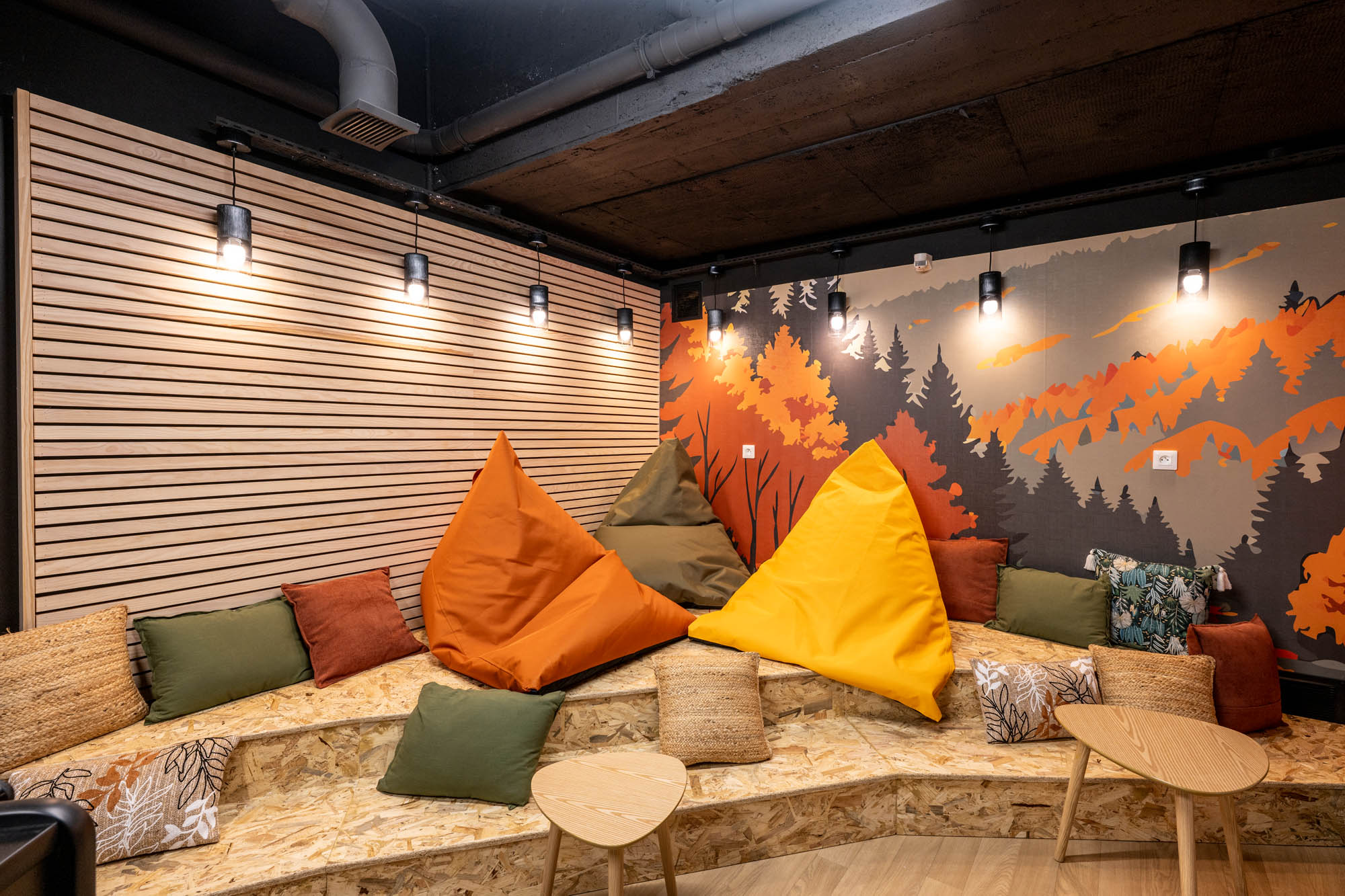 Résidence étudiante UXCO Student Redwood - Vichy salle commune coin chill