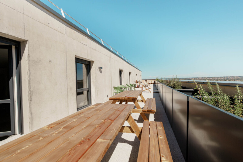 résidence étudiante terrasse