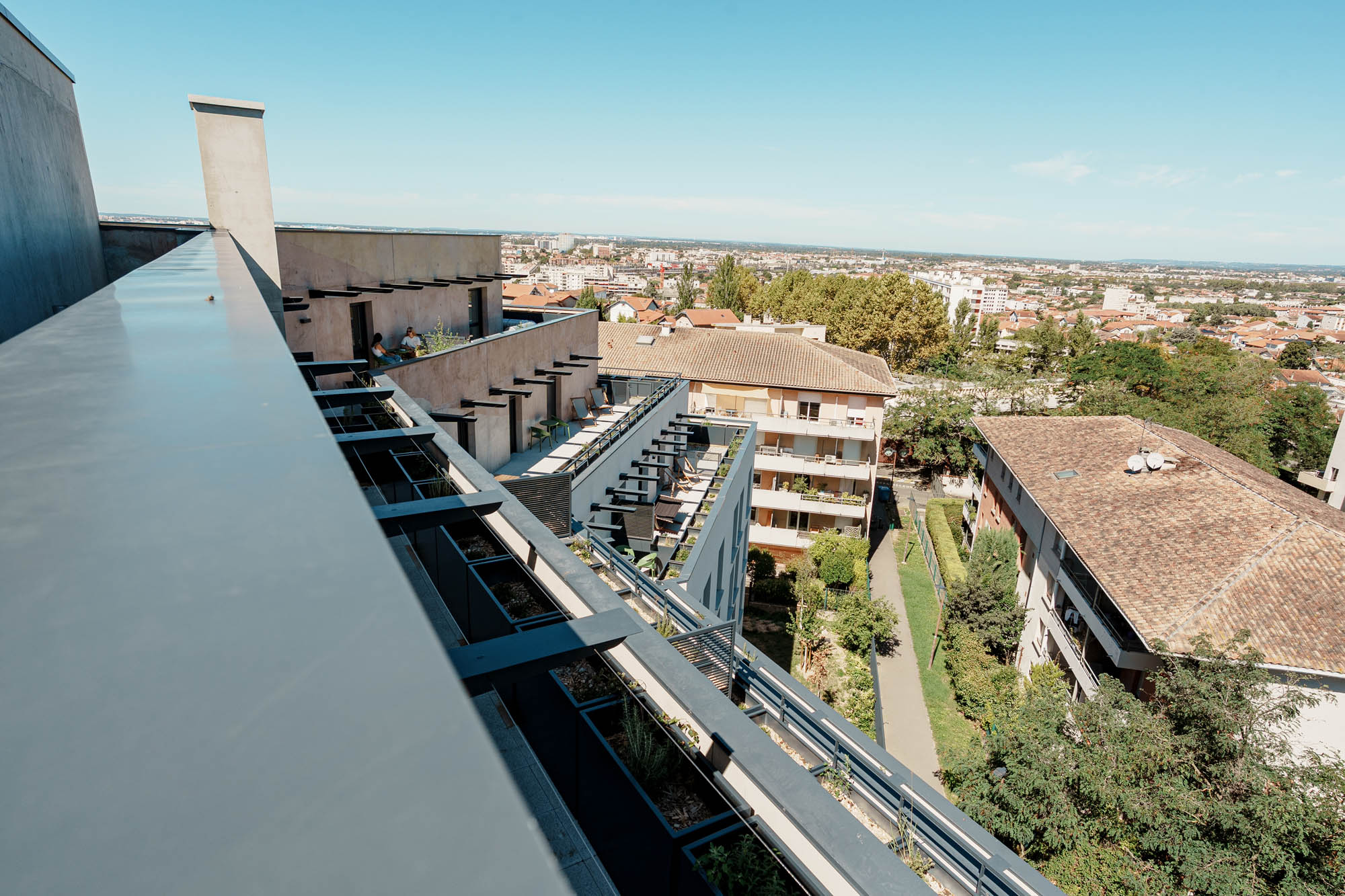 résidence étudiante vue immeuble