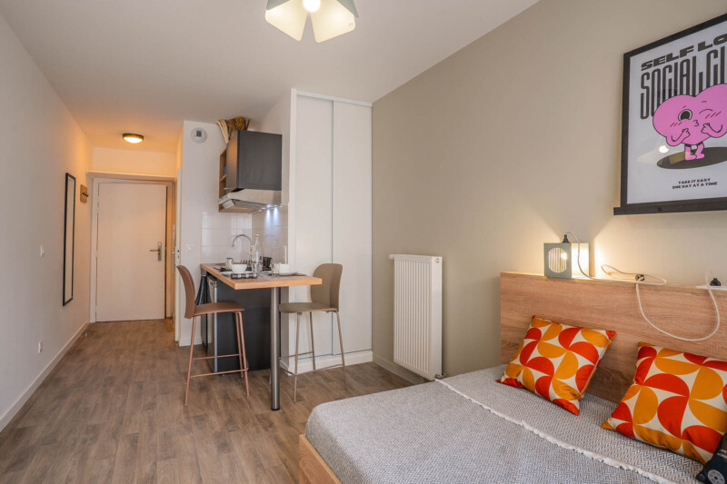 studio dans résidence étudiante à bezons