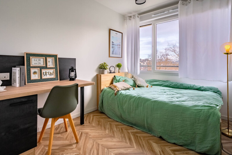 chambre en colocation dans résidence étudiante à Saint-Etienne
