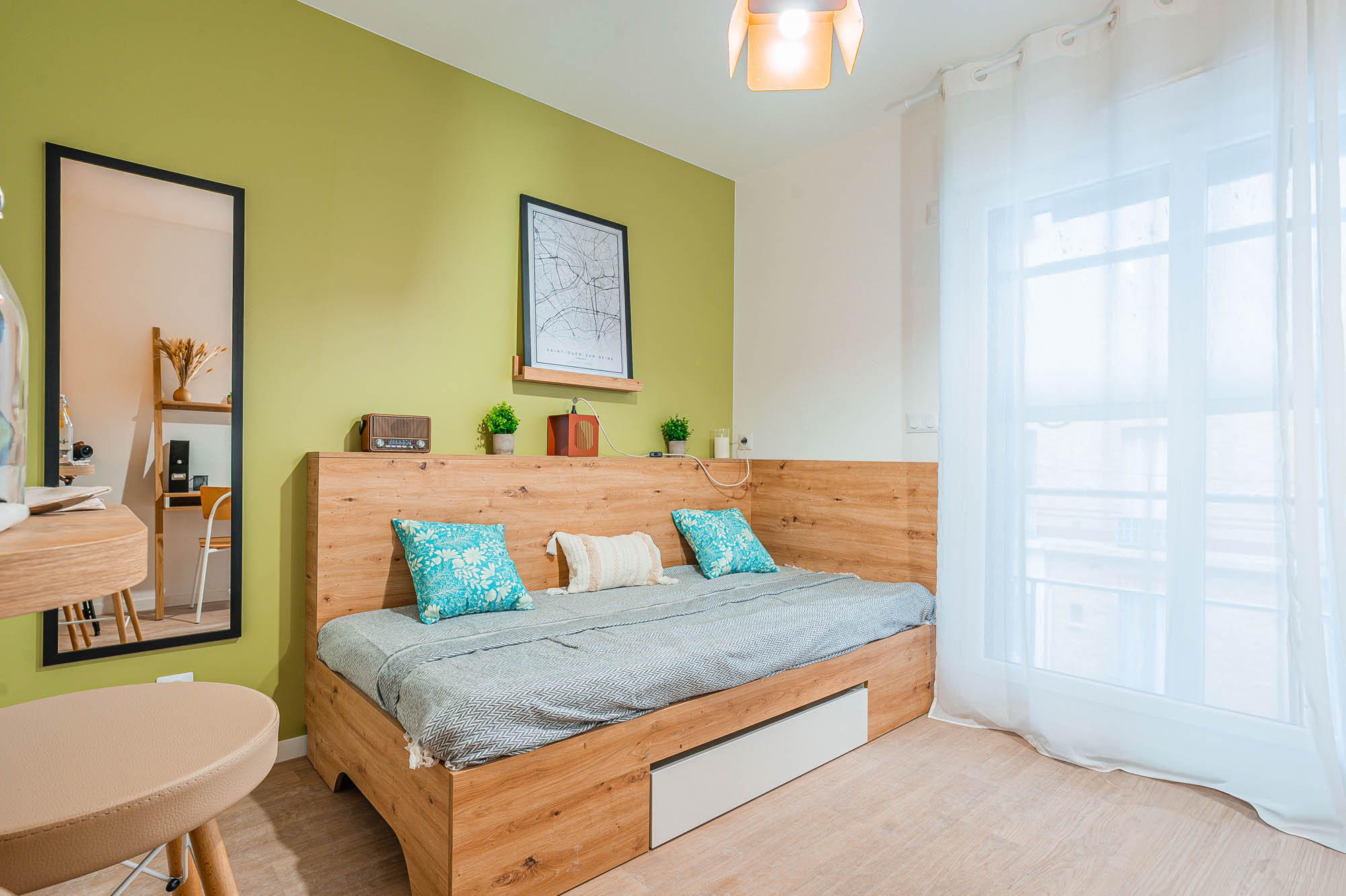 studio dans résidence étudiante à saint-ouen