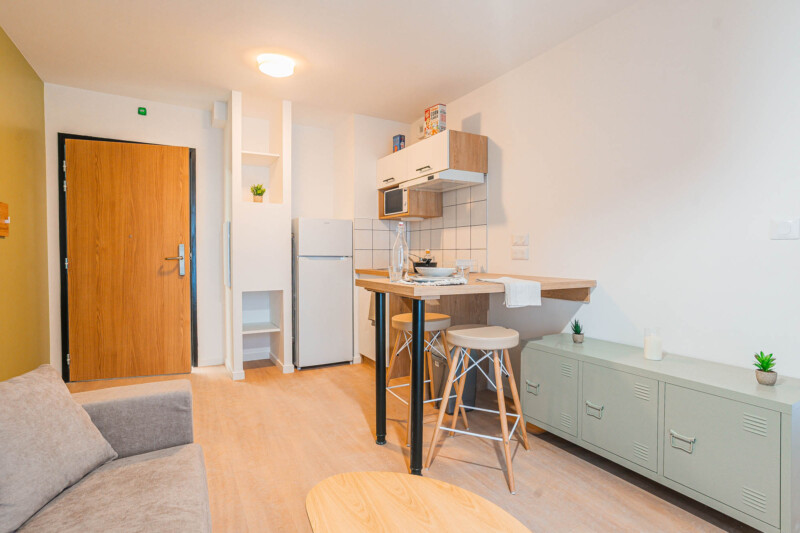 T2 dans résidence étudiante à saint-ouen