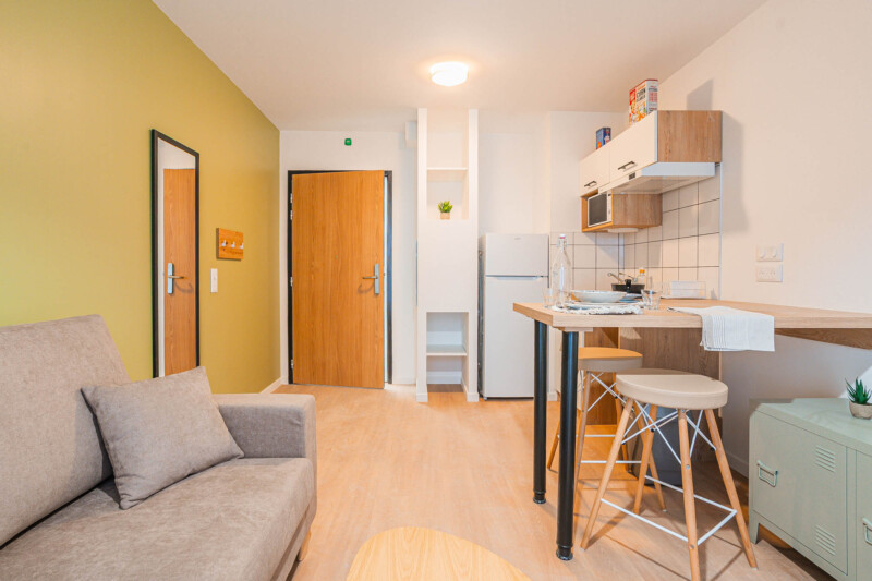 T2 dans résidence étudiante à saint-ouen